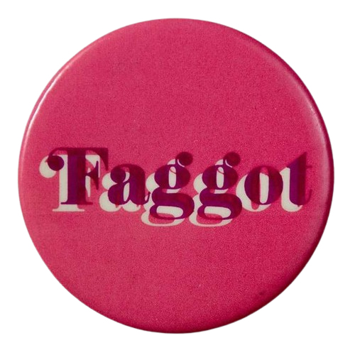 faggot button