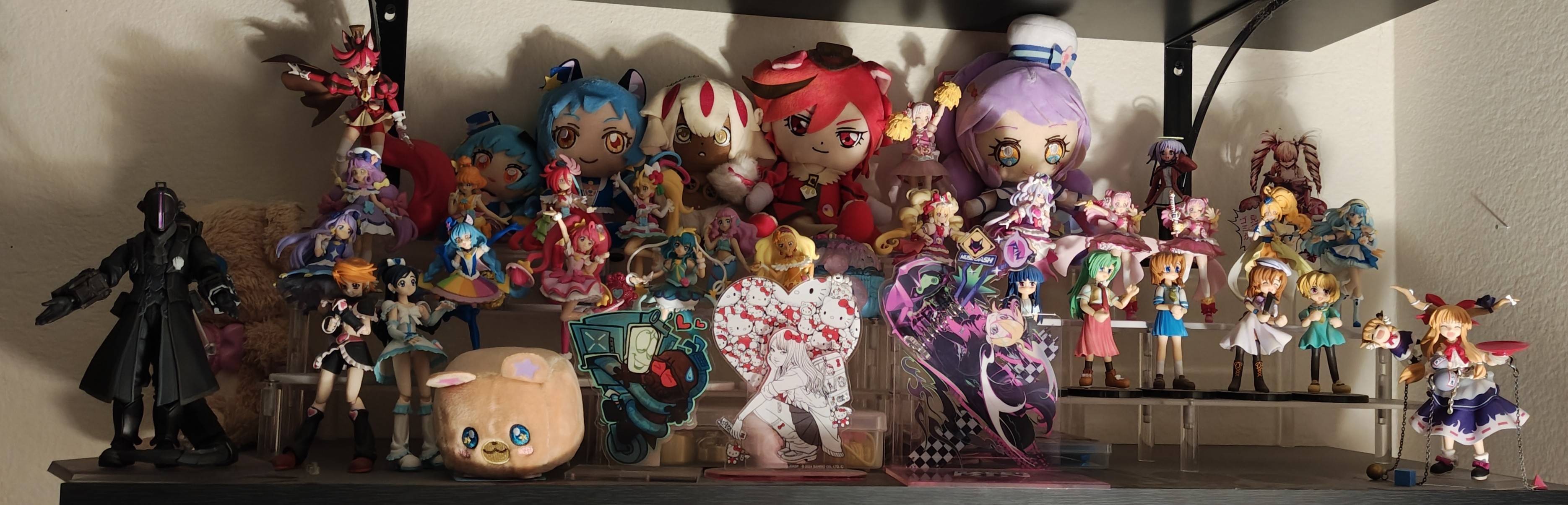 my massive shelf with most of my shit on it
